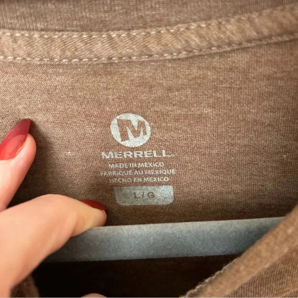 Merrell Men’s Hiking It’s Not About The Gear Adventure Crewneck T-Shirt Large - Picture 2 of 4